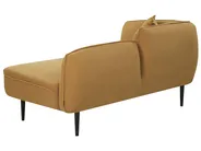 Linksseitige Chaiselongue CHEVANNES Bouclé Senfgelb_942294