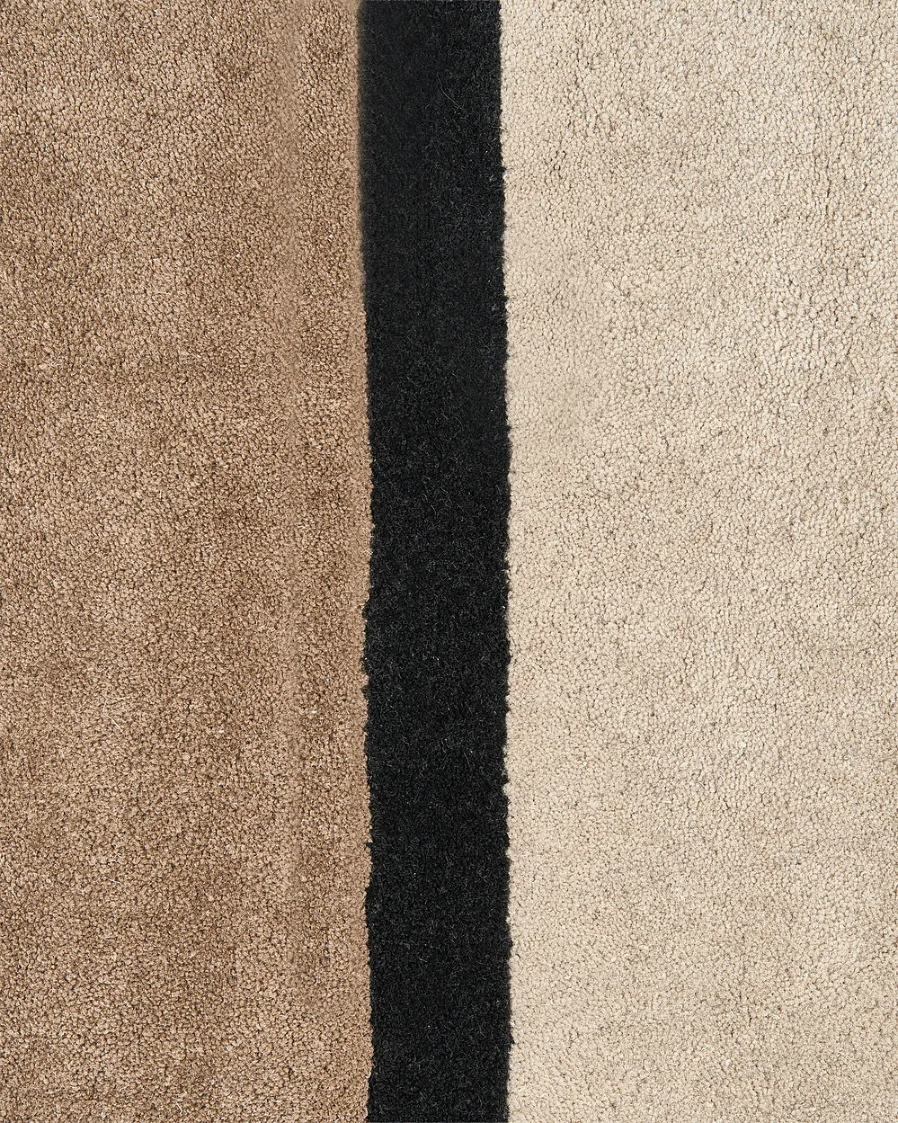 Rug SAKARO Taupe ø 160 cm Wool_1144424