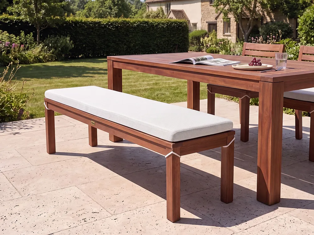 Bankauflage TUSCANIA 157 x 34 cm Cremeweiß_1133305