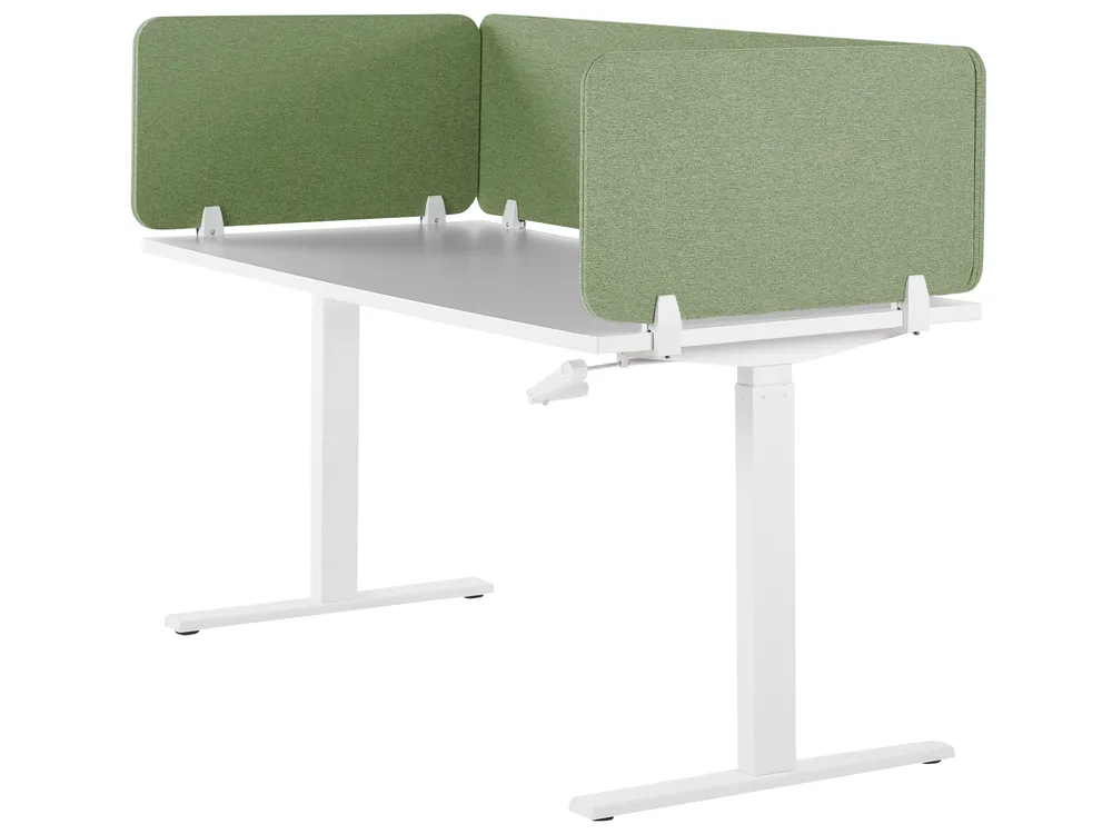 Desk Screen WALLY 180 x 40 cm Green_853240