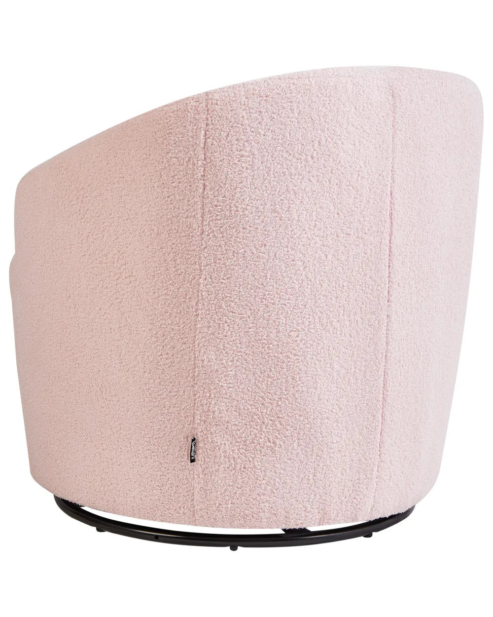 Drehsessel DAVIK Bouclé Pastellrosa_966573