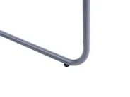 Lounge Set mit Tisch 2-Sitzer PASTO Metall Dunkelgrau_1057486