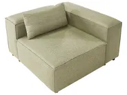 Corner Seat BRANDE Fabric Olive Green Symmetrical_1023597