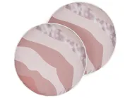 Gartenkissen 2er Set CAMPEI Abstraktes Muster 40 x 40 cm Rosa_881550