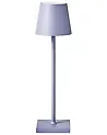 Kabellose LED Tischlampe BACEIRO Metall Hellviolett