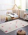 Kinderteppich DARDERE Rosa 140 x 200 cm Baumwolle