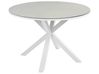 Gartentisch MALETTO 120 cm 120 cm Glas Taupe