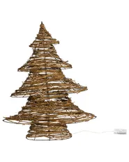 Weihnachtsdekoration LED FURESO 60 cm Weihnachtsbaum Naturfarben_1015448