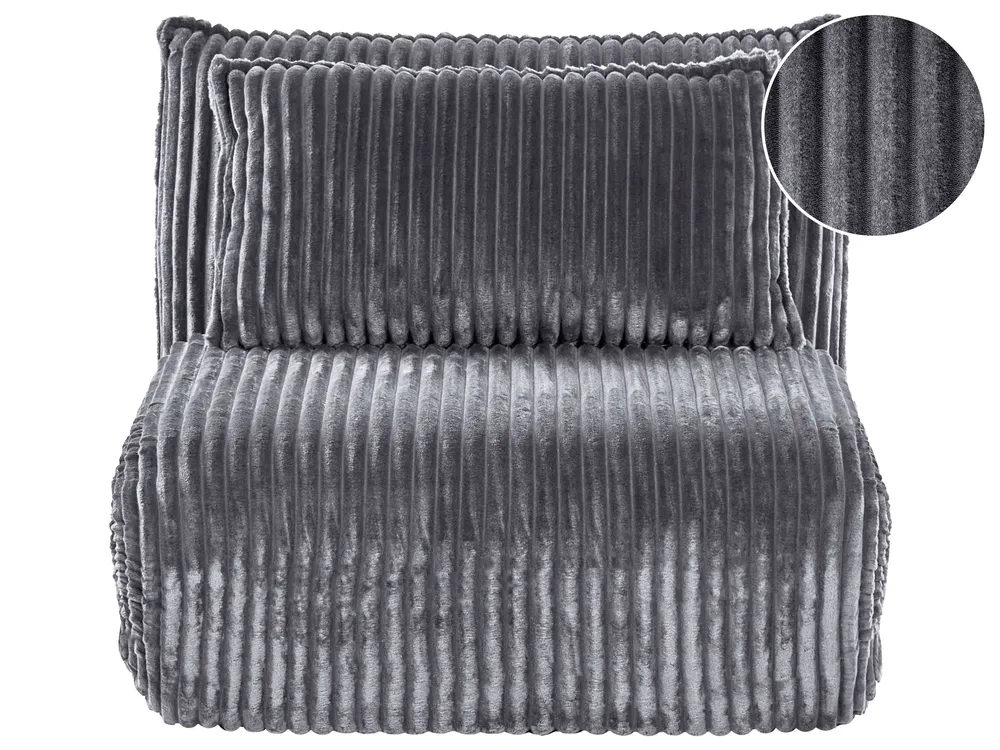 1-Sitzer Schlafsofa LYSEKIL Cord Grau