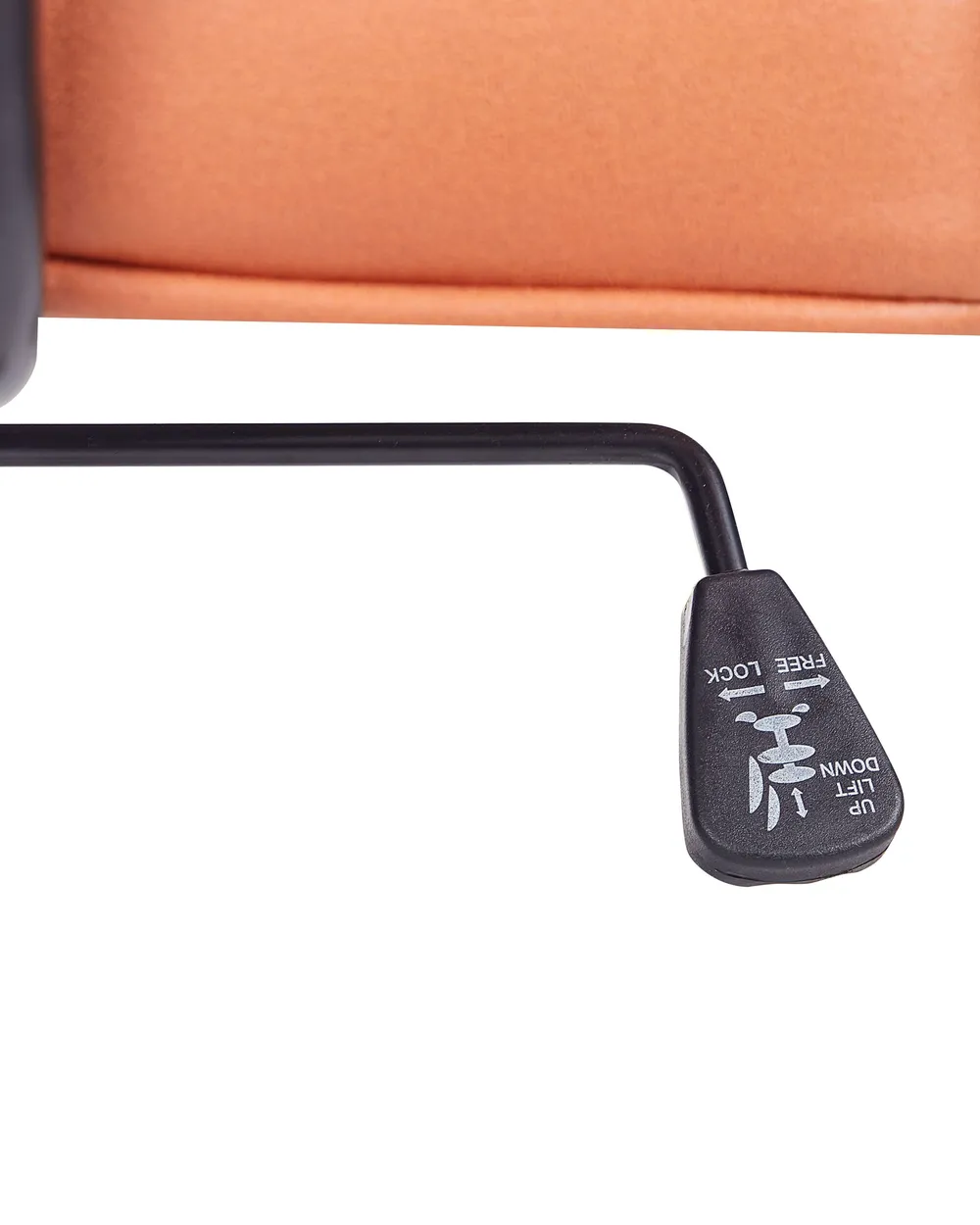 Schreibtischstuhl PAWNEE Stoff Orange_851774