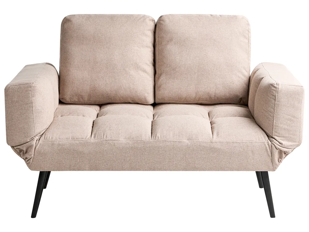 Schlafsofa 2-Sitzer BREKKE Stoff Beige