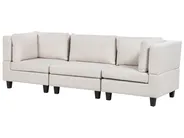 Modulsofa 3-Sitzer UNSTAD Stoff Hellbeige_891091