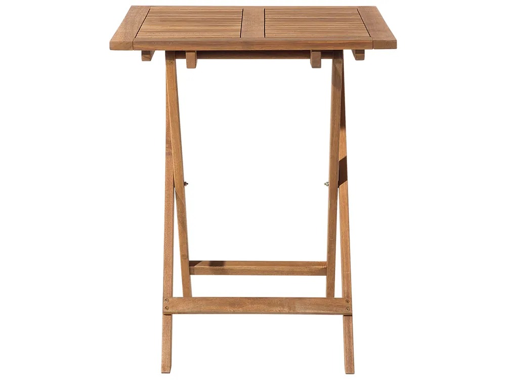 Bistro Set inkl. Kissen FIJI Akazienholz Gelb_680744