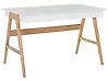 Schreibtisch SHESLAY 120 cm x 70 cm mit Schubladen Weiß