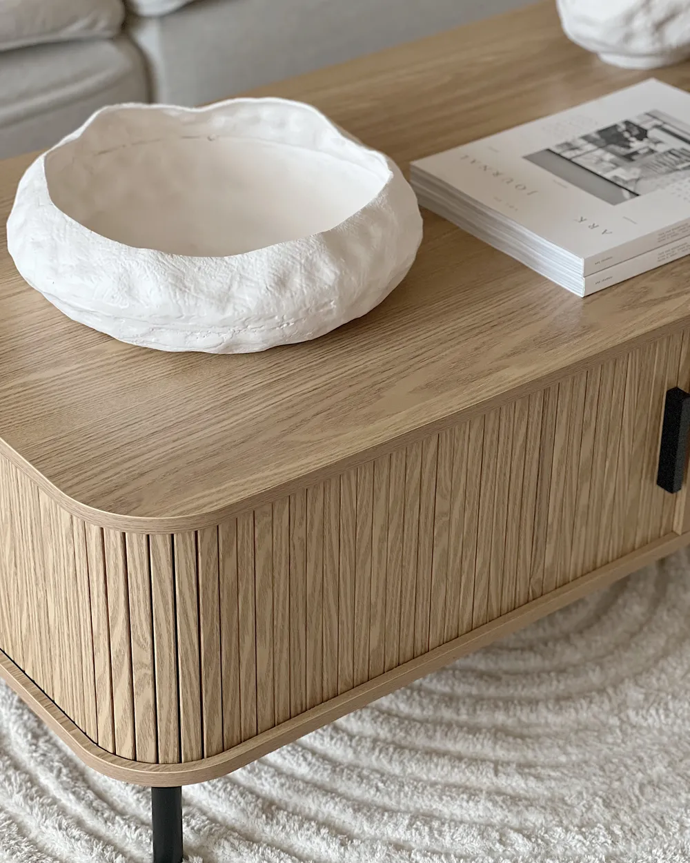 Couchtisch BRADLEY mit Stauraum Braun_924549
