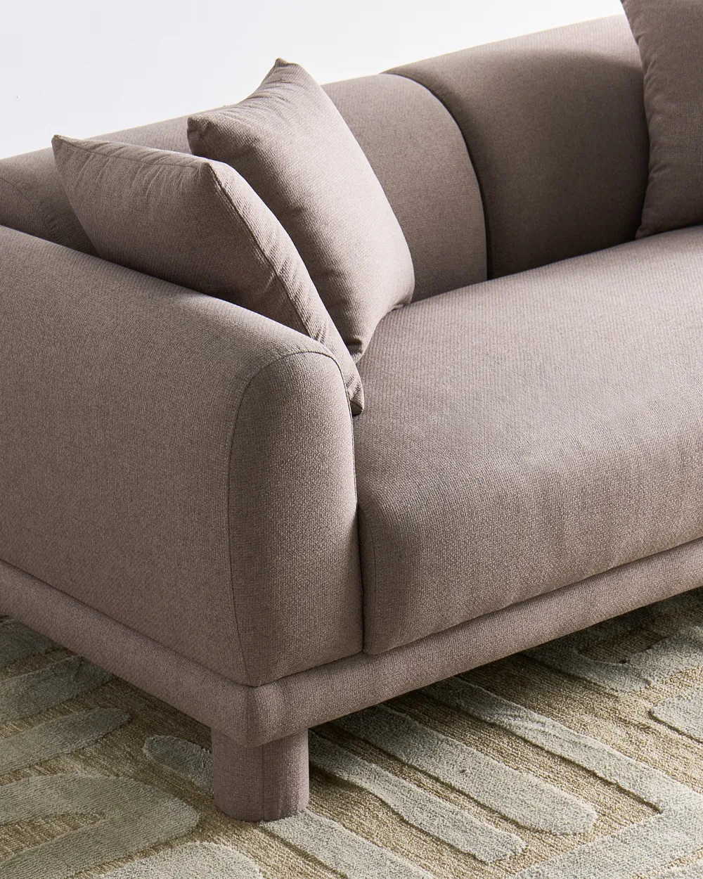 Sofa 3-Sitzer PORI Stoff Taupe_1060007