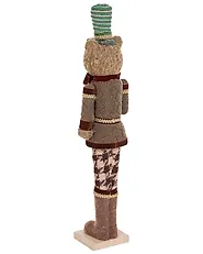 Set od 2 dekorativne figurice ALATORNIO 62/63 cm Medvjed Subota Smeđi_1156819