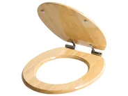 Toilet Seat CUAREIM Soft Close Bamboo Light Brown_1016504