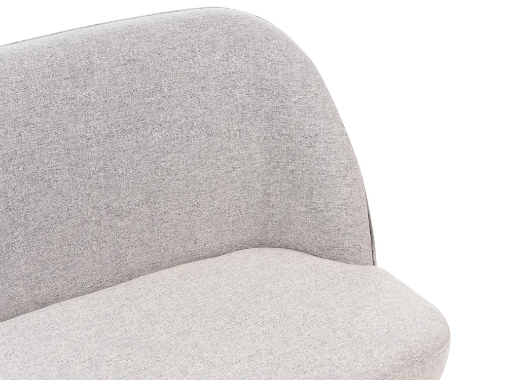 Dining Bench 2 Seater OSBY Fabric Light Grey_929144