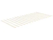 Bett mit Lattenrost Kiefernholz VANNES 90 x 200 cm Hellbraun_925089