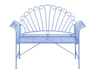 Bistro Set CAVINIA Metall Hellblau_1016178