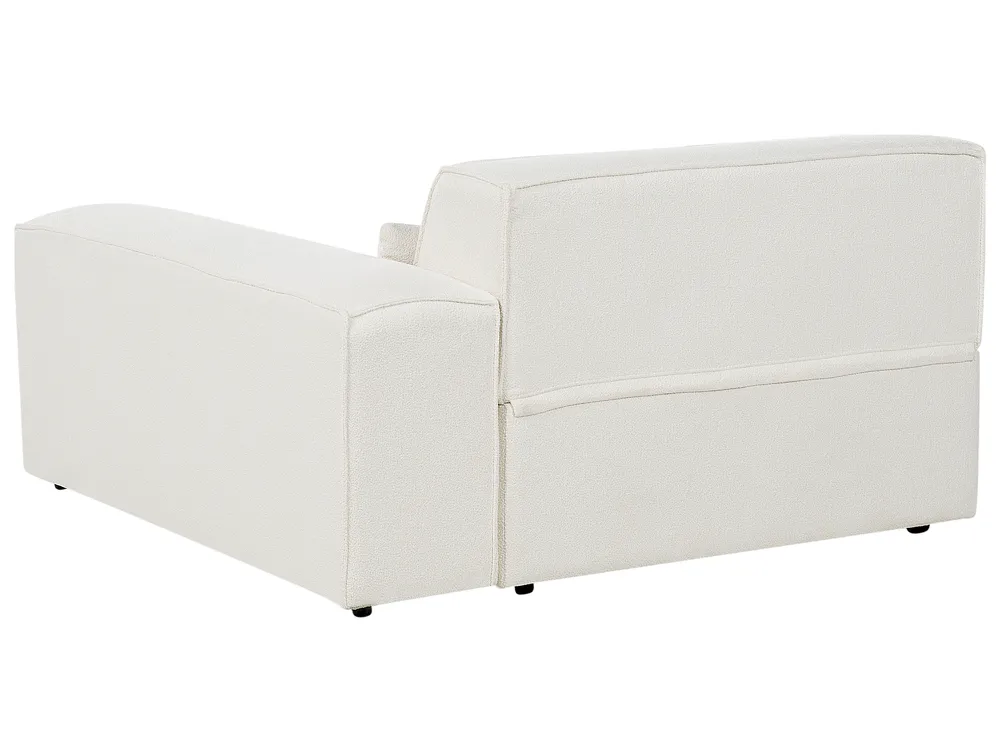 Modul Ecksofa 3-Sitzer HELLNAR Bouclé Cremeweiß rechtsseitig_911389