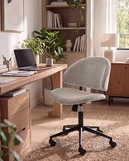 Bürostuhl KIANA Cord Taupe_1150940