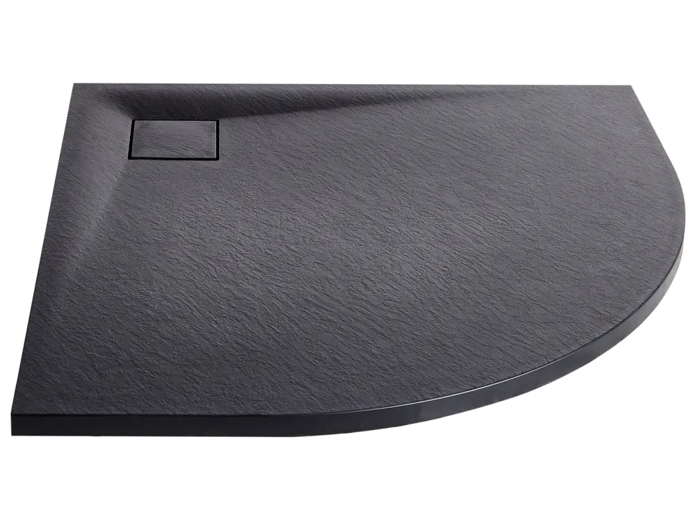 Duschwanne PARON 90 x 90 x 3 cm Schwarz_968658