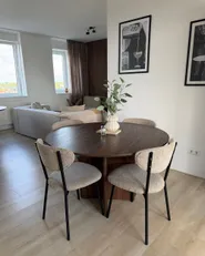 Esstisch YARRA Dunkelbraun 120 cm 120 cm_1175694