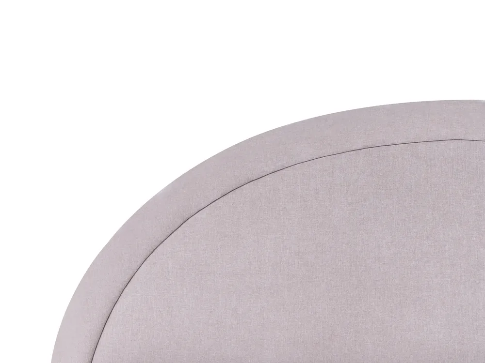 Bett mit Stauraum MOUZON Chenillegewebe Taupe 180 x 200 cm_1019553