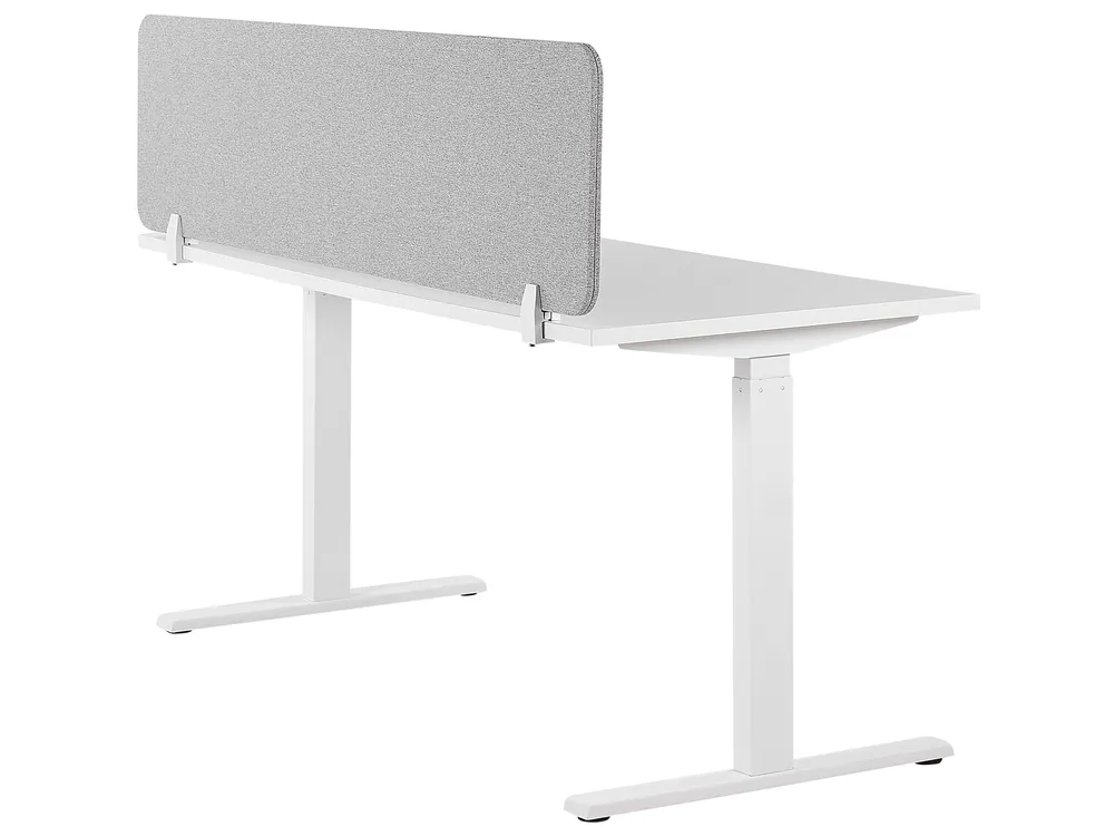 Cloison amovible de bureau WALLY 160 x 40 cm Gris clair_800708