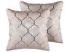 Dekokissen 2er Set ALYSSUM 45 x 45 cm Rosa Marokkanisches Muster