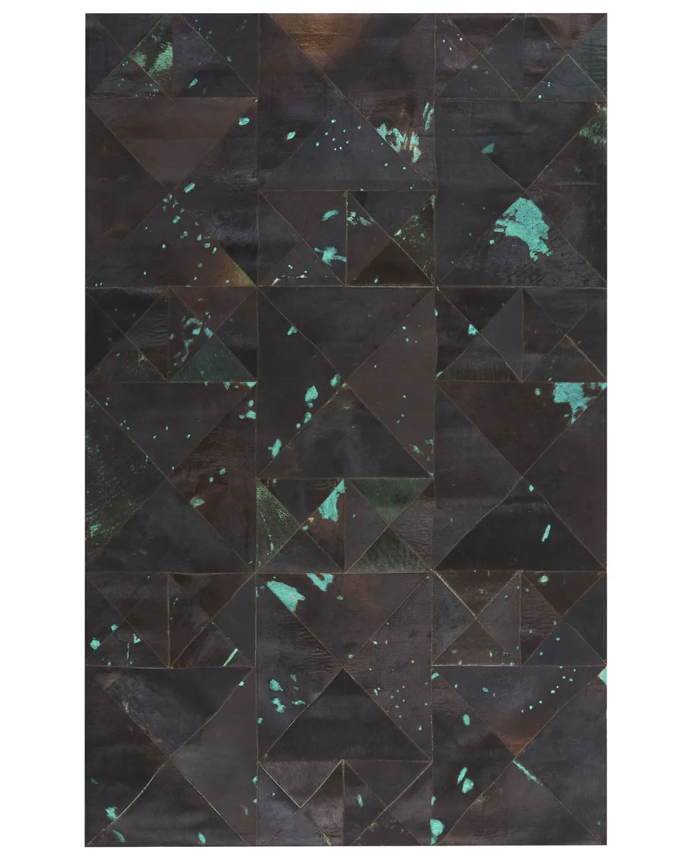 Rug ATALAN Brown 140 x 200 cm Leather_954141