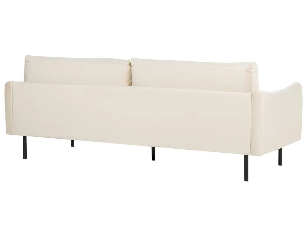 Sofa Set 4-Sitzer VINTERBRO Samtstoff Hellbeige_897571