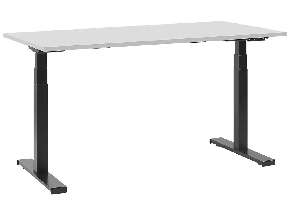 Electric Adjustable Standing  Desk DESTIN II Grey/ Black 130 cm 72 cm