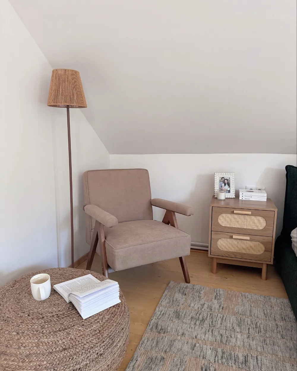 Floor Lamp HANGER Metal Brown_1160746