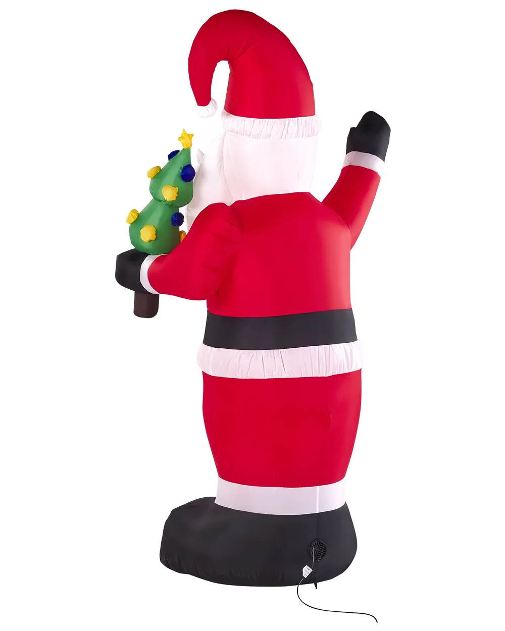 Aufblasbare Gartendekoration LED IVALO 225 cm Weihnachtsmann Rot_812398
