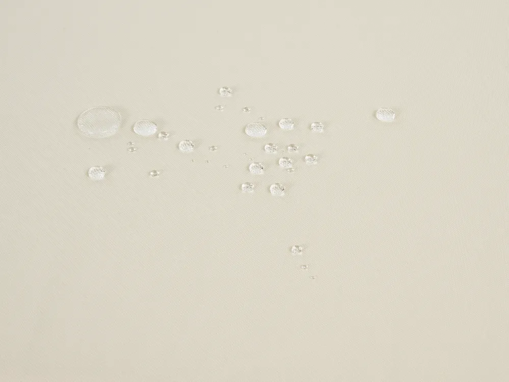 Garten Ecksofa mit Tisch 6-Sitzer VITTORIA Polyrattan Cremeweiß_1090693