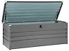 Aufbewahrungsbox CEBROSA 165 cm 70 cm Metall Grau