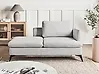 Rechtsseitige Chaiselongue SIEVOZ Stoff Hellgrau