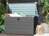 Aufbewahrungsbox CEBROSA 132 cm 62 cm Metall Grau