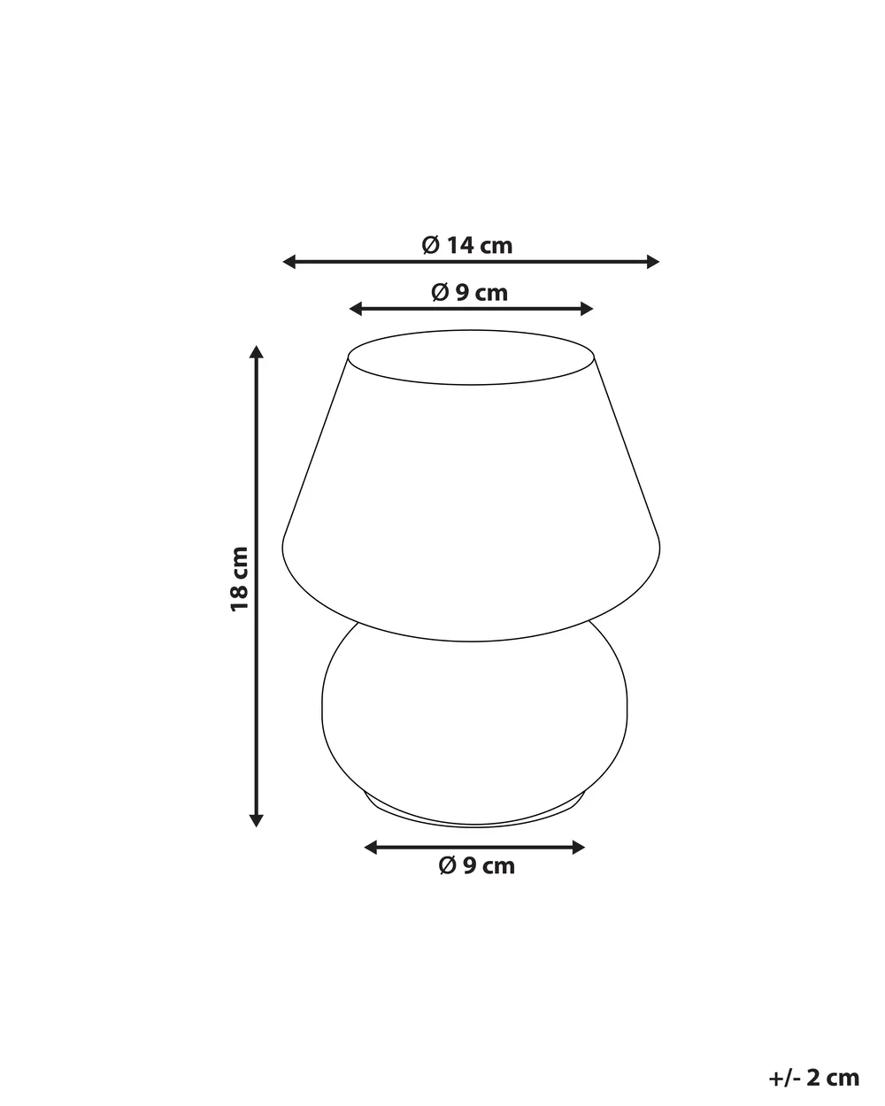 Tischlampe LOBO Glas Grün_955192