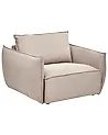 Sessel KUNES Stoff Taupe