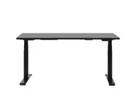 Schreibtisch elektrisch höhenverstellbar DESTIN II 160 cm 72 cm Schwarz_787916