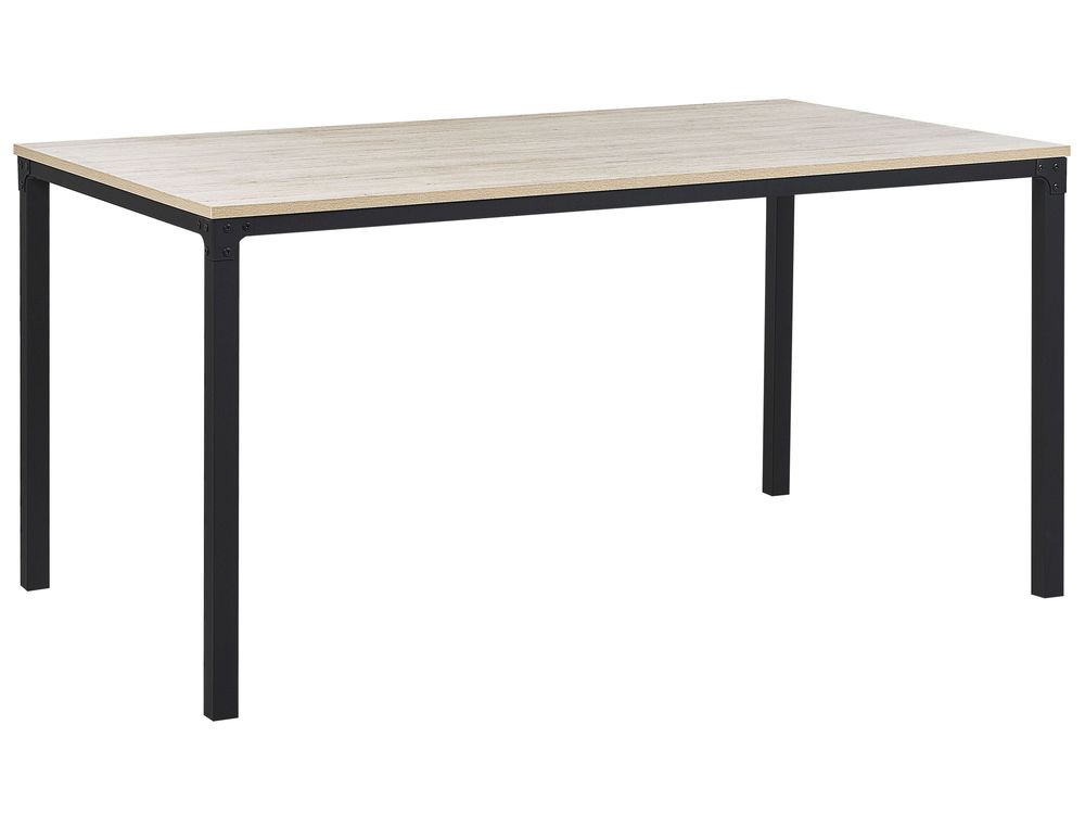 Eettafel HOCKLEY Lichtbruin 150 cm 90 cm