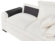 Sofa 2 Seater TIRRO Corduroy White_971164