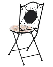 Set of 2 Garden Chairs SETTALA Folding Metal Multicolour_1155782