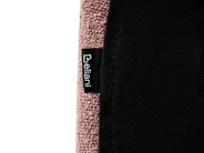 Bett mit Lattenrost Bouclé VAUCLUSE 140 x 200 cm Pastellrosa_977326