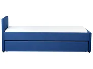 Ausziehbett Stoff MARMANDE 90 x 200 cm Marineblau_729442