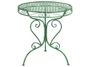 Outdoor Bistrotisch ALBINIA 70 cm 70 cm Metall Grün_1016137
